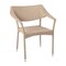 Flash Furniture Natural PE Rattan Wicker Patio Dining Chair TT-TT002-NAT-GG - alternate 7